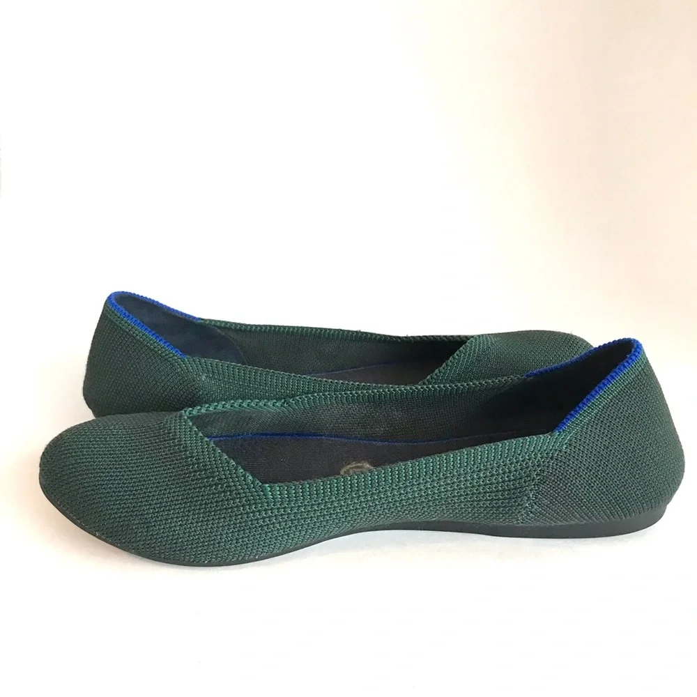 Rothy’s The Flat Green Round Toe (7.5) - Picture 7 of 12